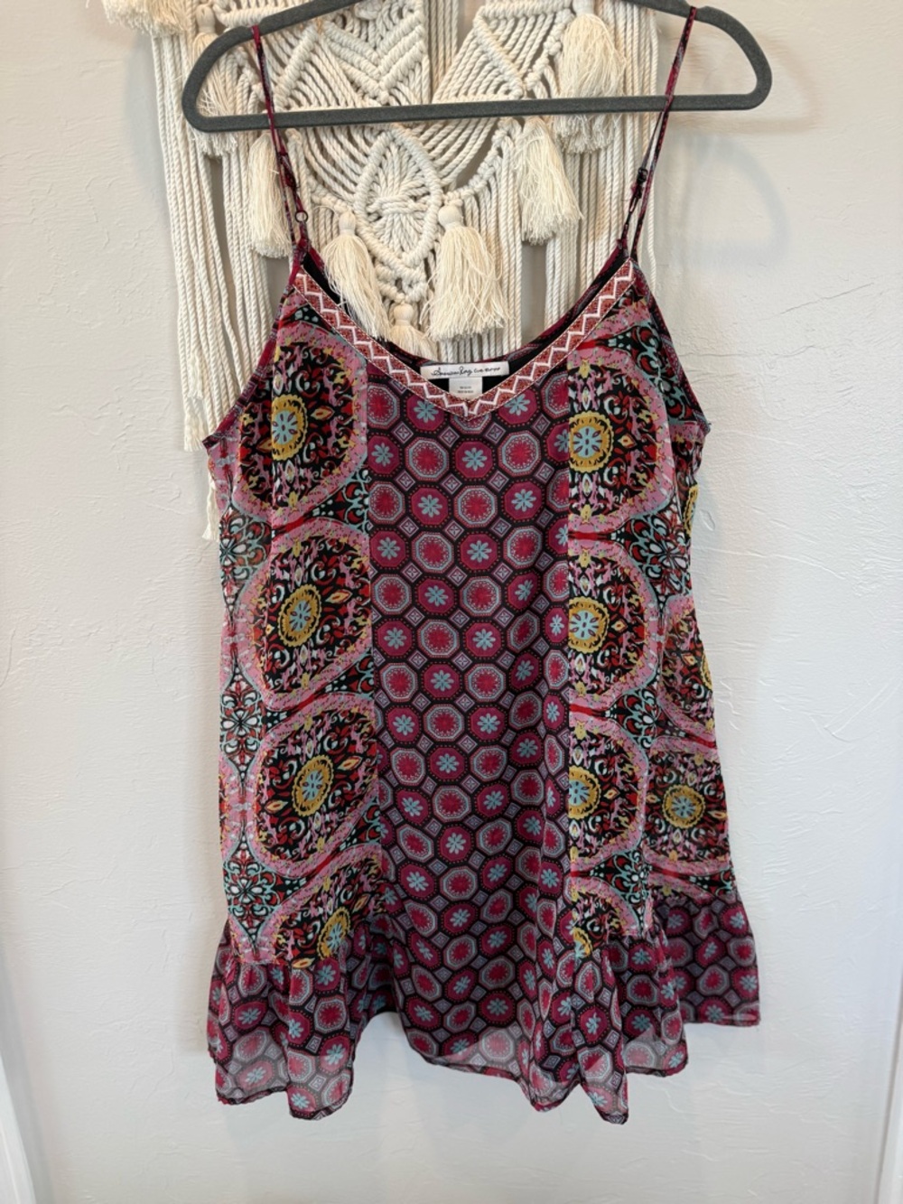 Vintage American Rag Boho Minidress